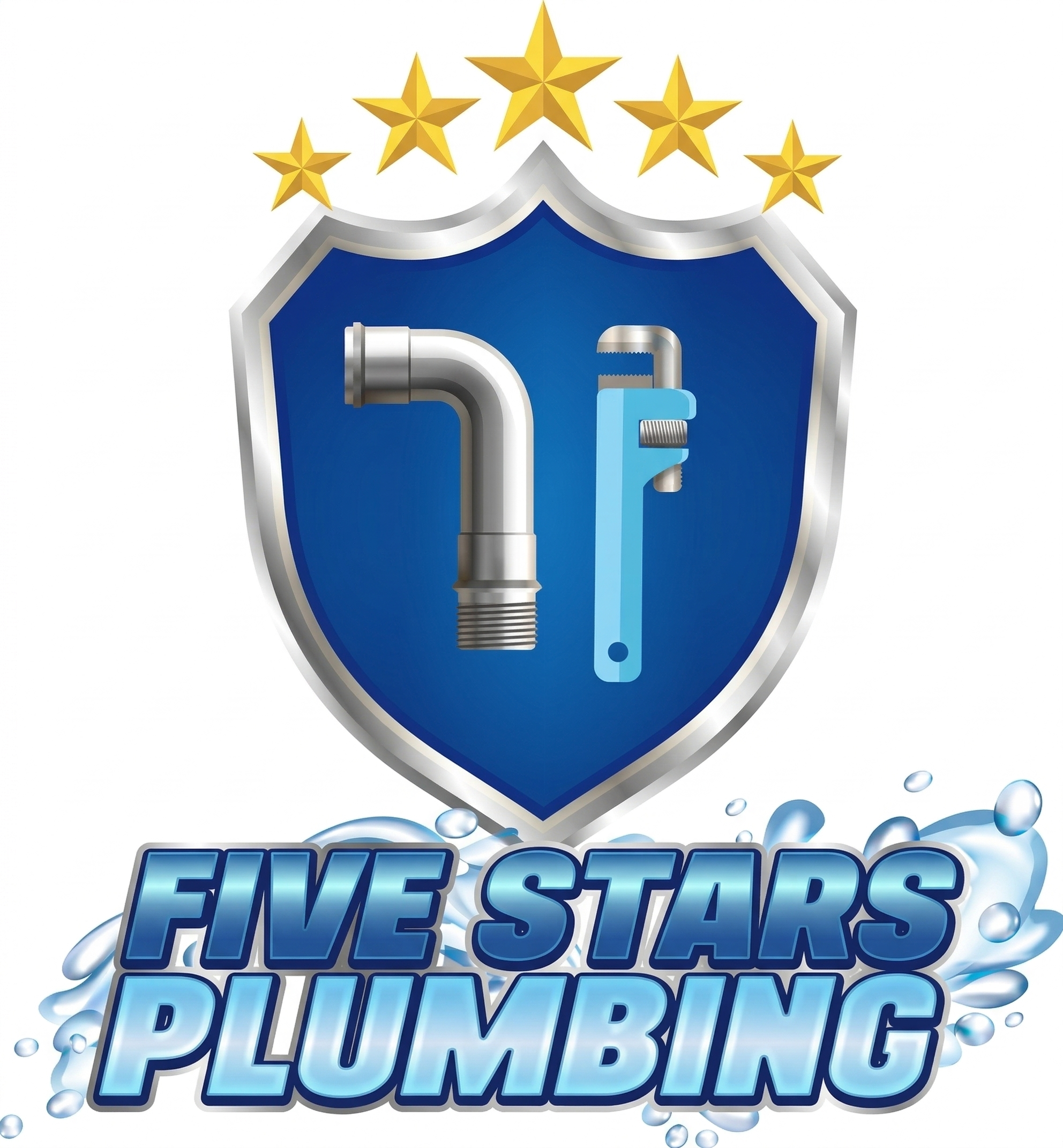 5 Stars Plumbing Solutions Logo